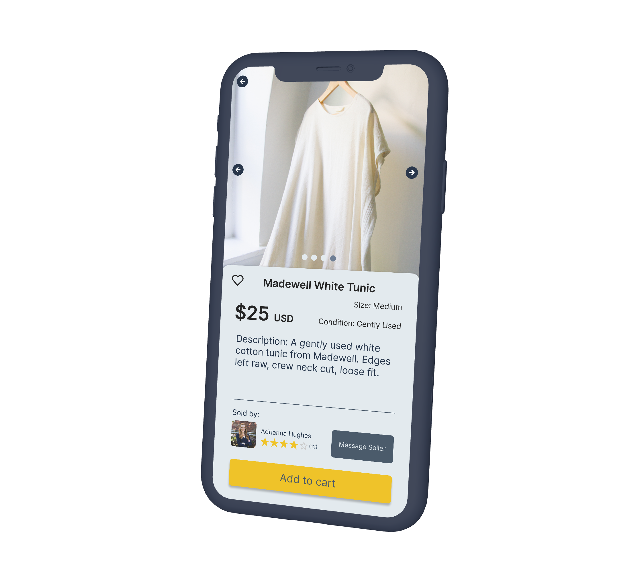 a three dimensional graphic of a user interface for a retail store.